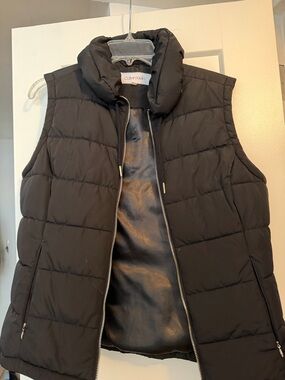 Calvin Klein Black Quilted Puffer Vest